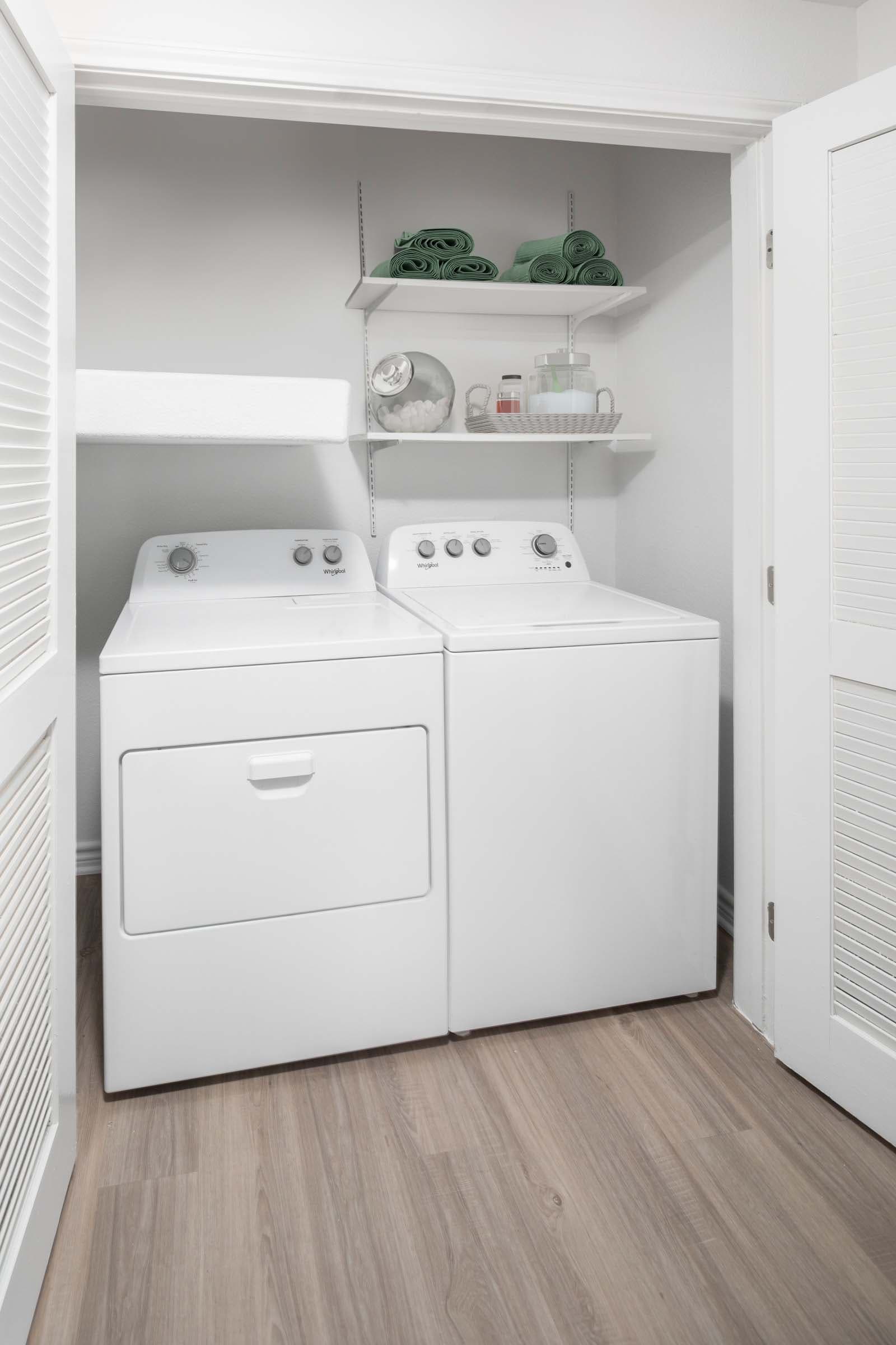 Full-Size Washer and Dryer