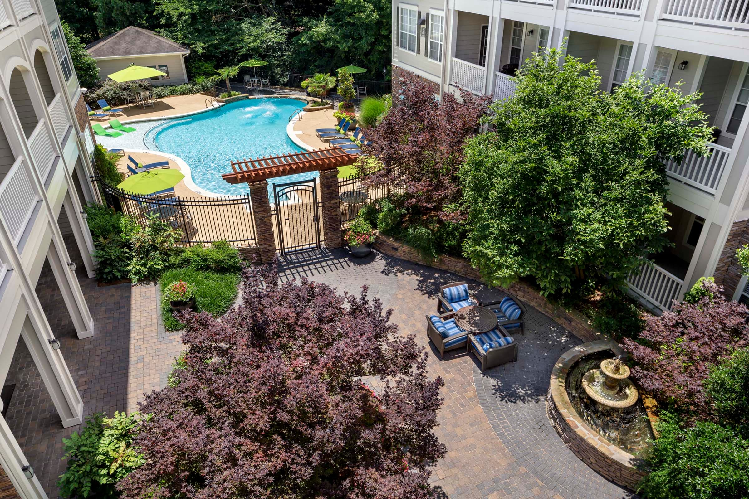 Courtyard and Serenity Garden