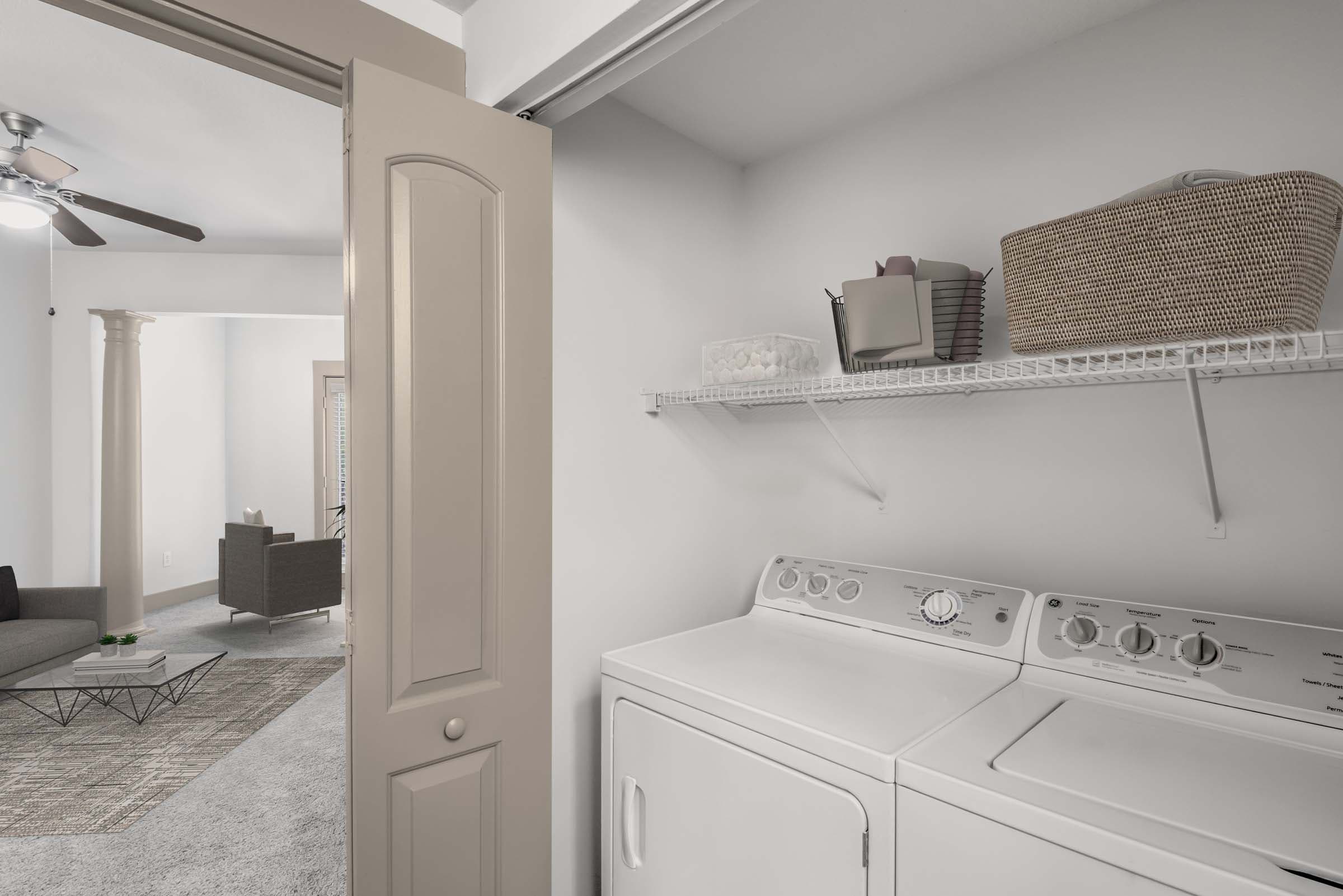 Full-Size Washer and Dryer