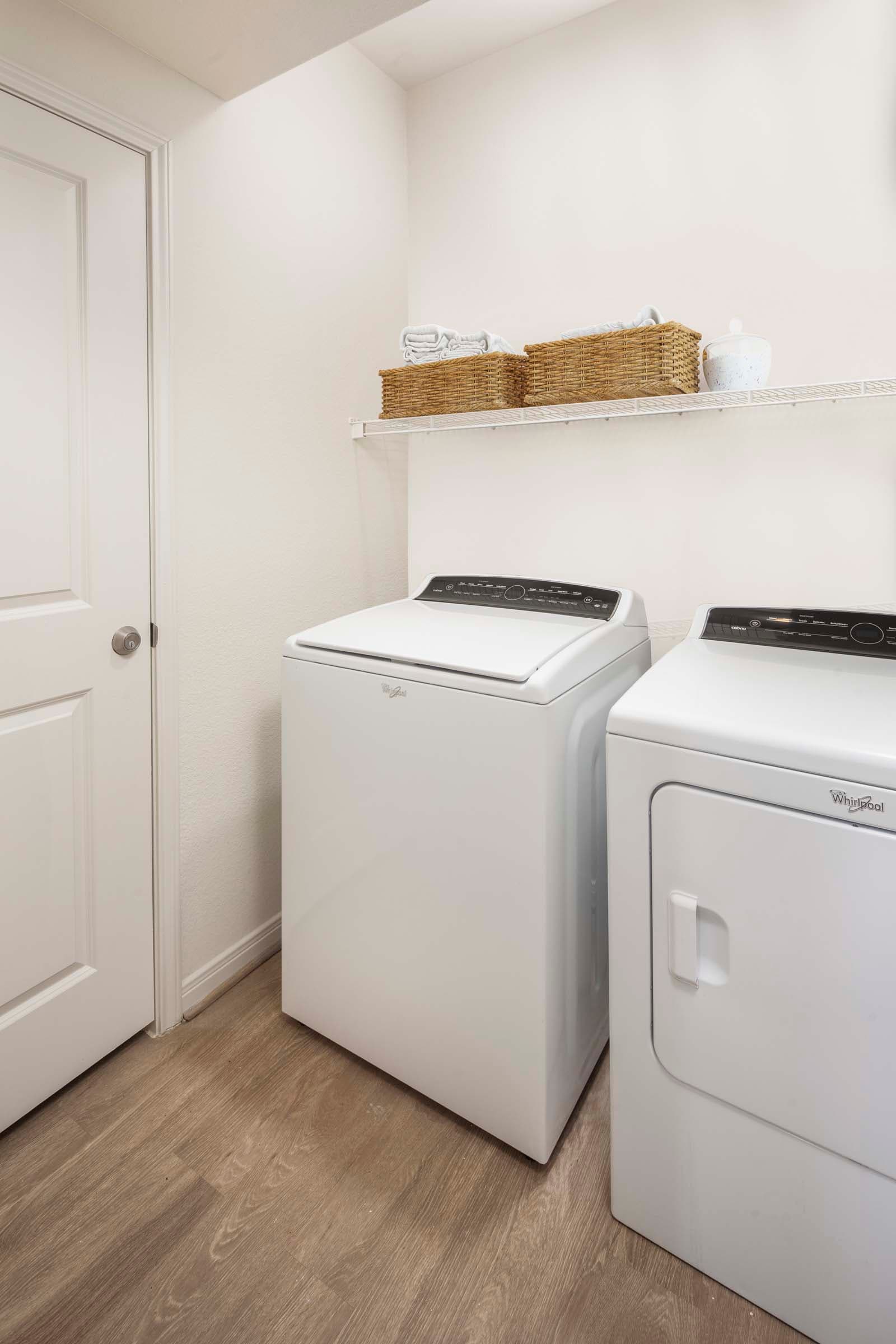 Full-Size Washer and Dryer