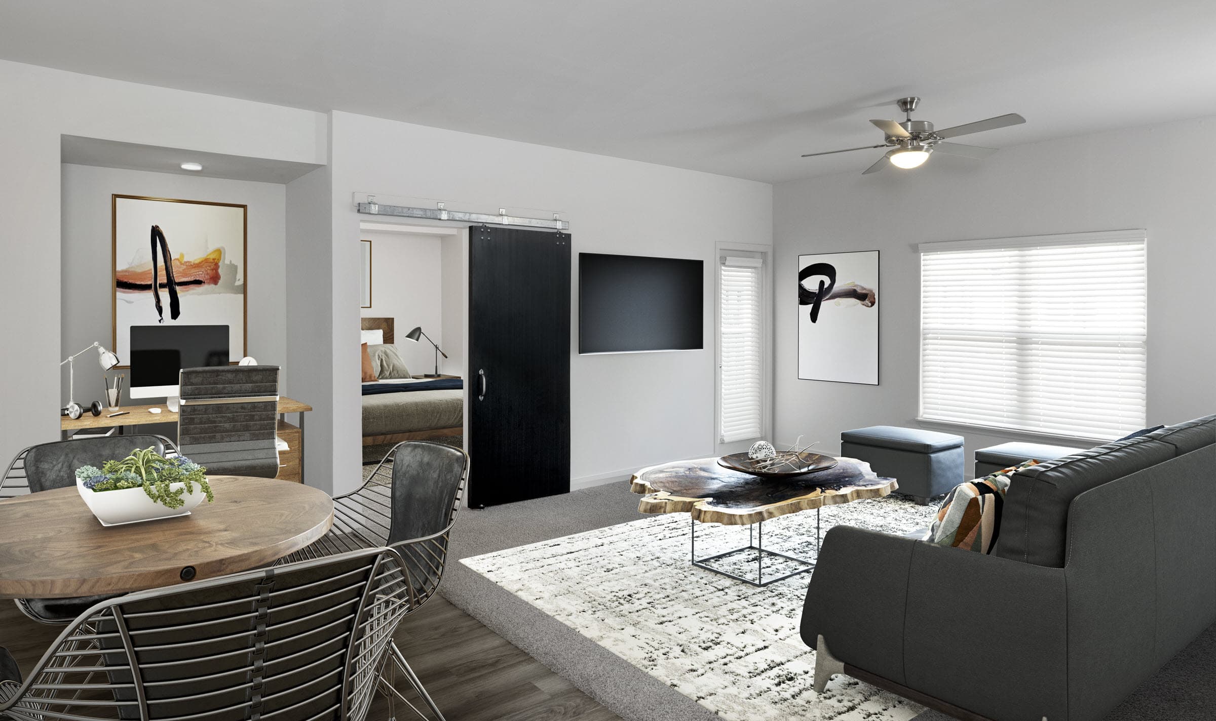 Modern Garden Living: Open-Concept with Space to Work From Home