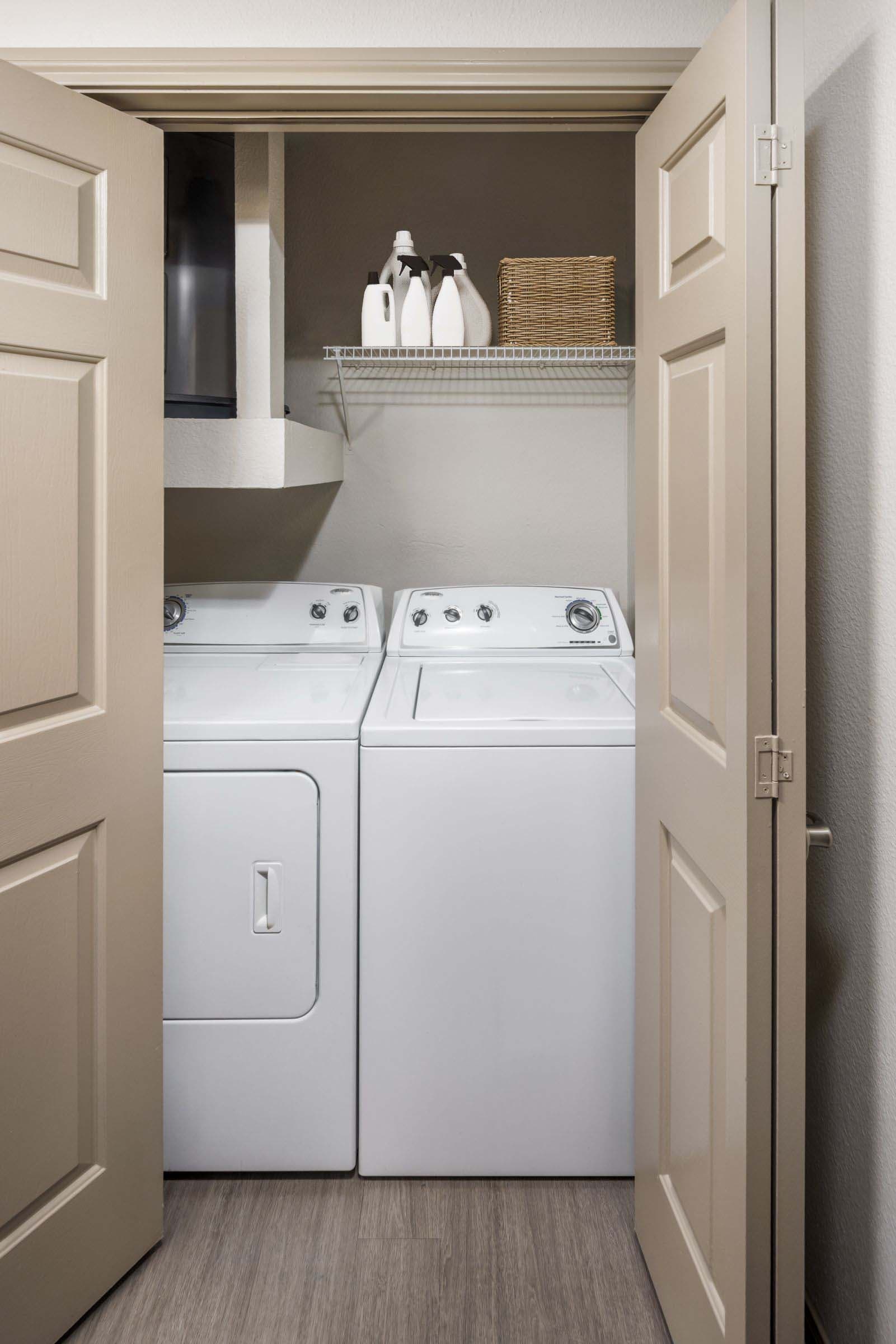 Full-Size Washer and Dryer