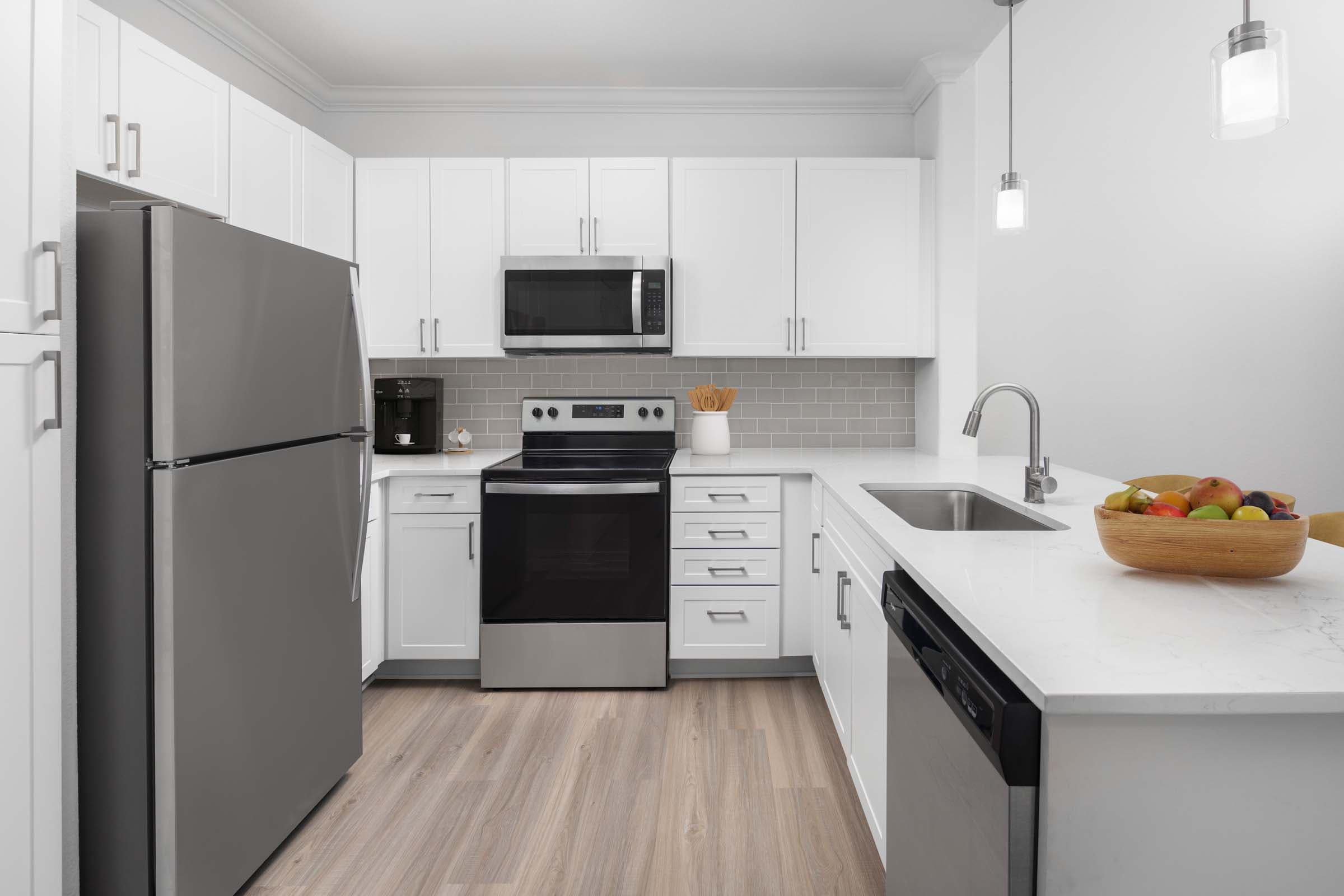 Kitchen with Stainless Steel Appliances