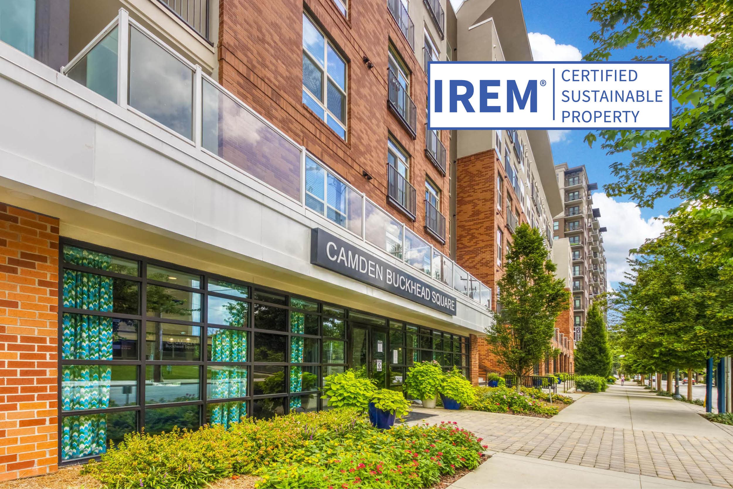 Camden Buckhead Square is an IREM Certified Sustainable Property