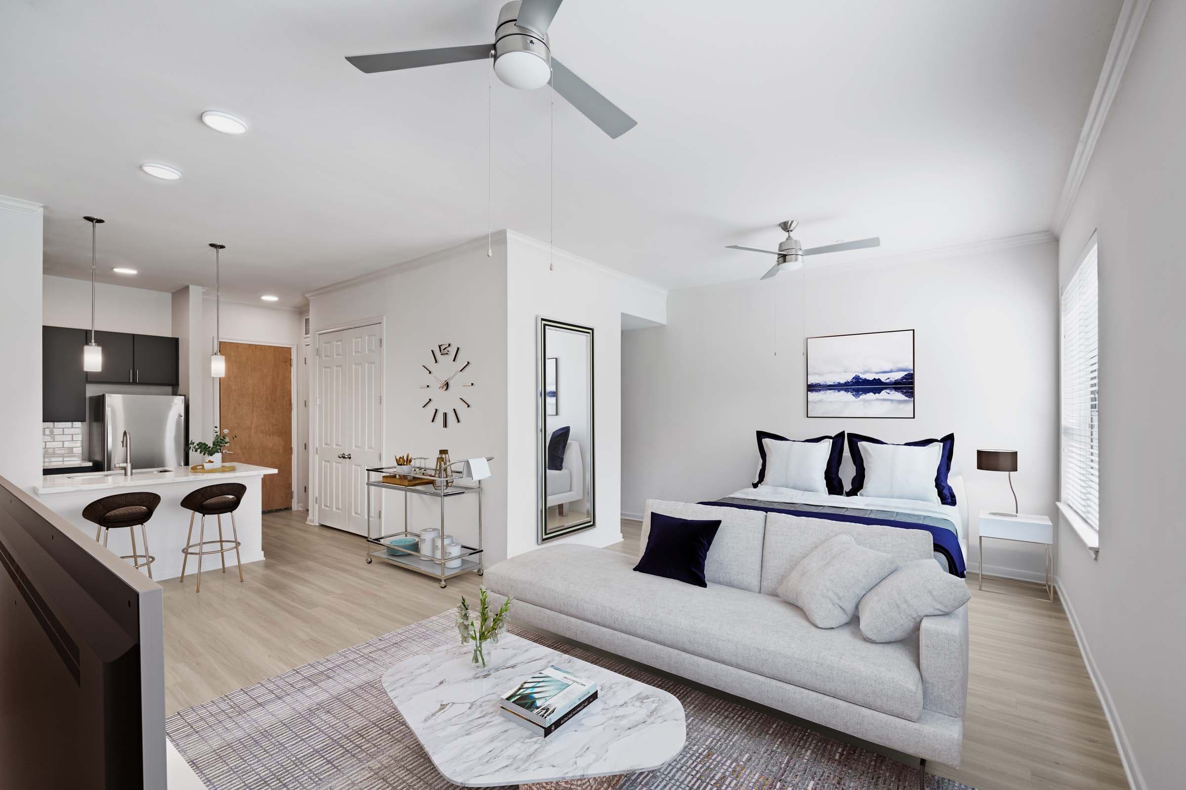 Roomy Studio Apartments Available