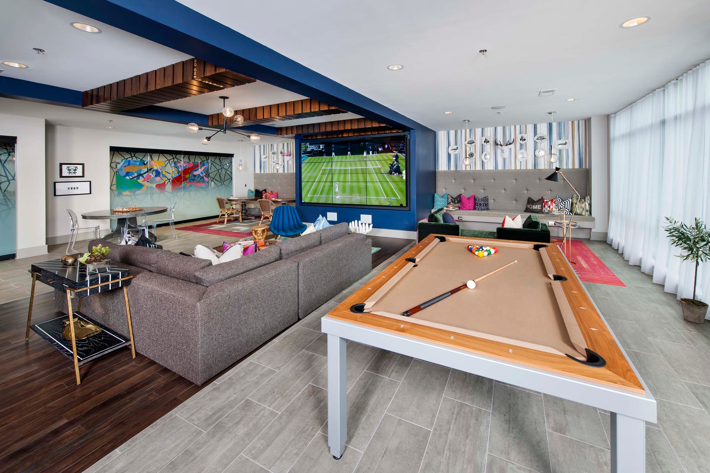 Resident Social Lounge with Billiards