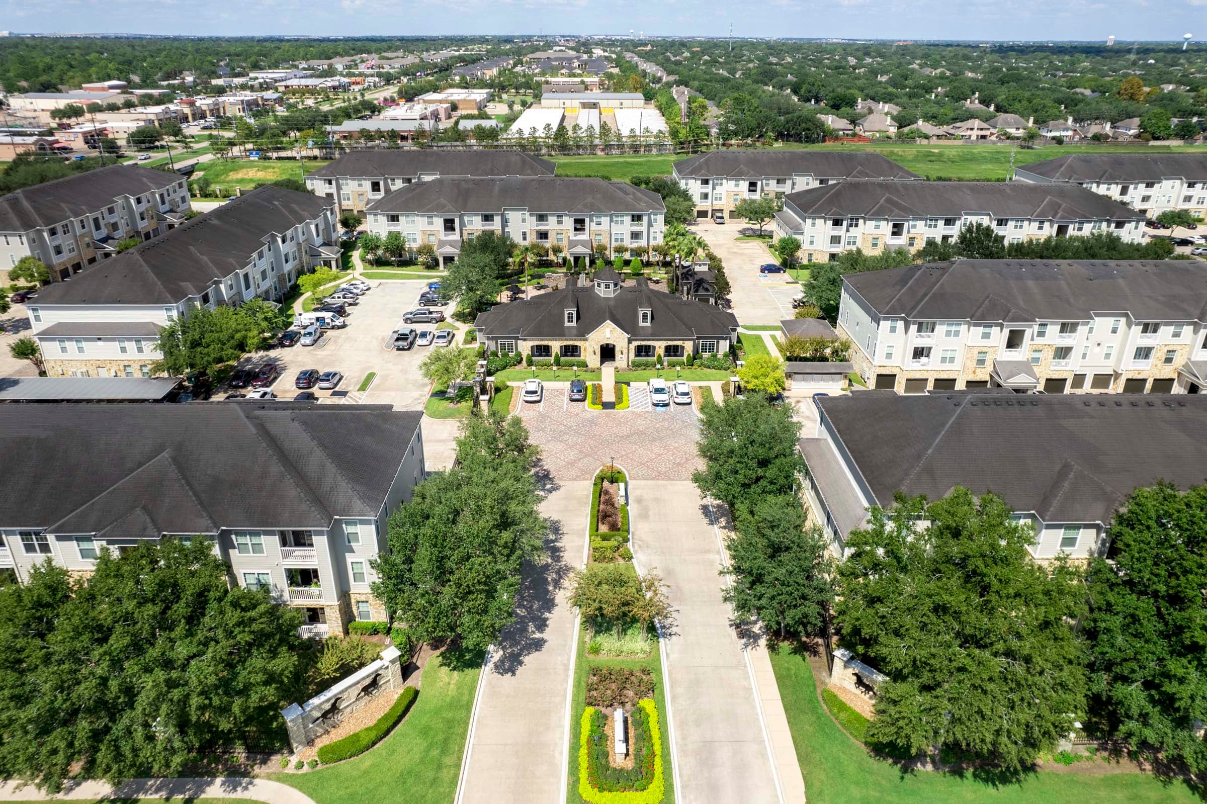 Bird's Eye View of Camden Downs at Cinco Ranch