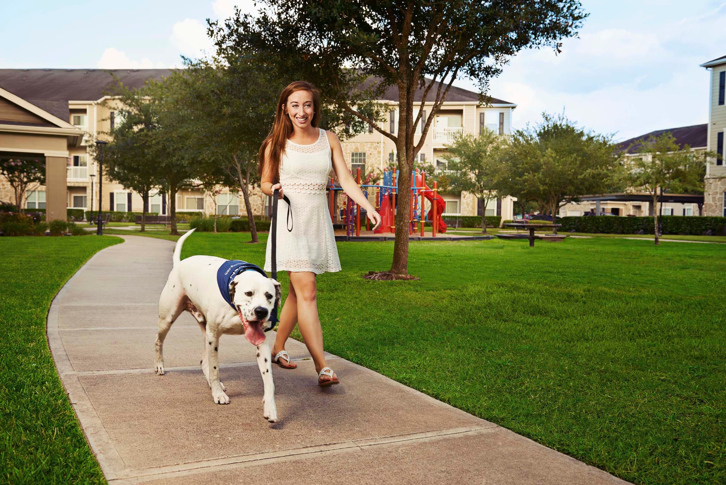 Take Your Pet For a Walk Along Our Walking Trails