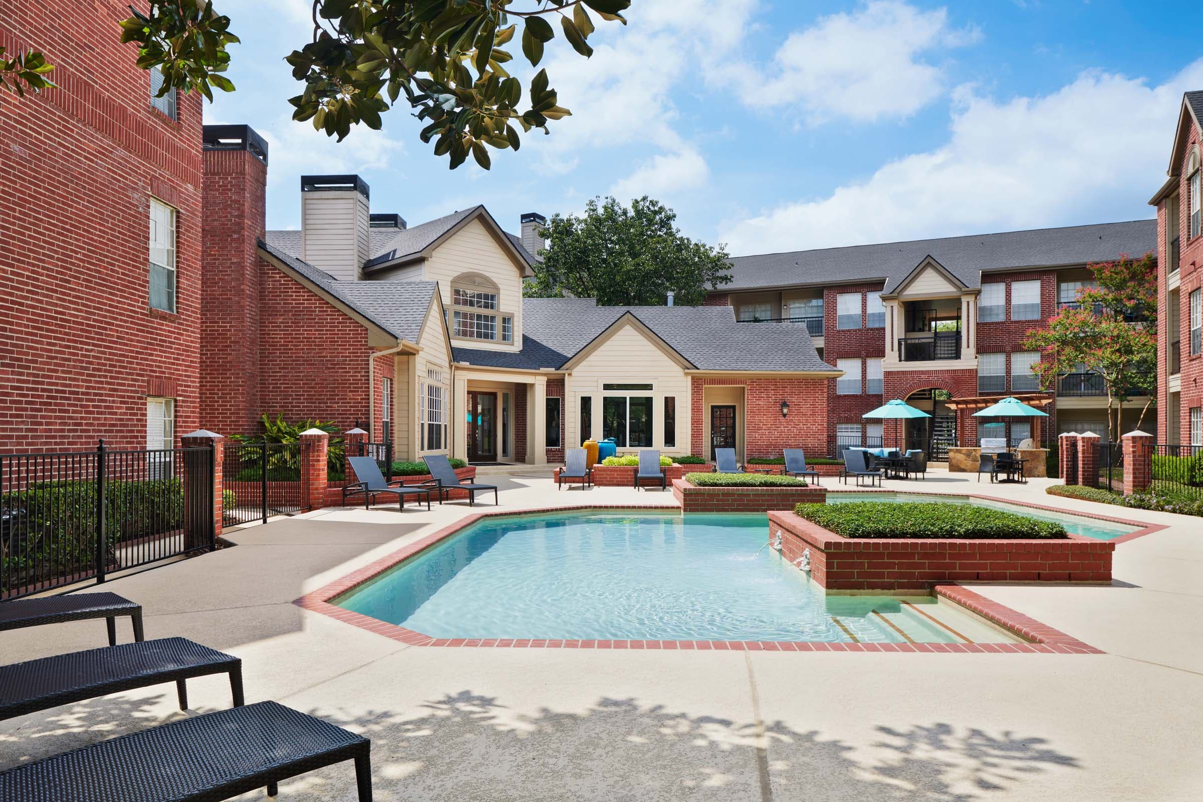 Resort-Style Pool with Loungers