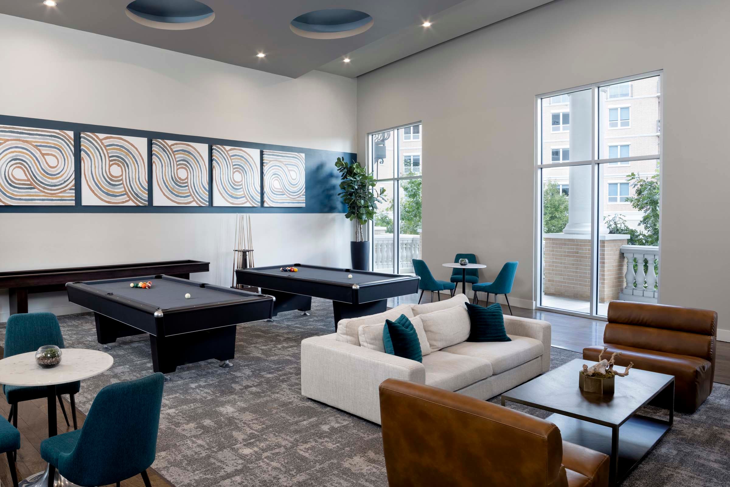 Play a Game of Pool in the Resident Lounge