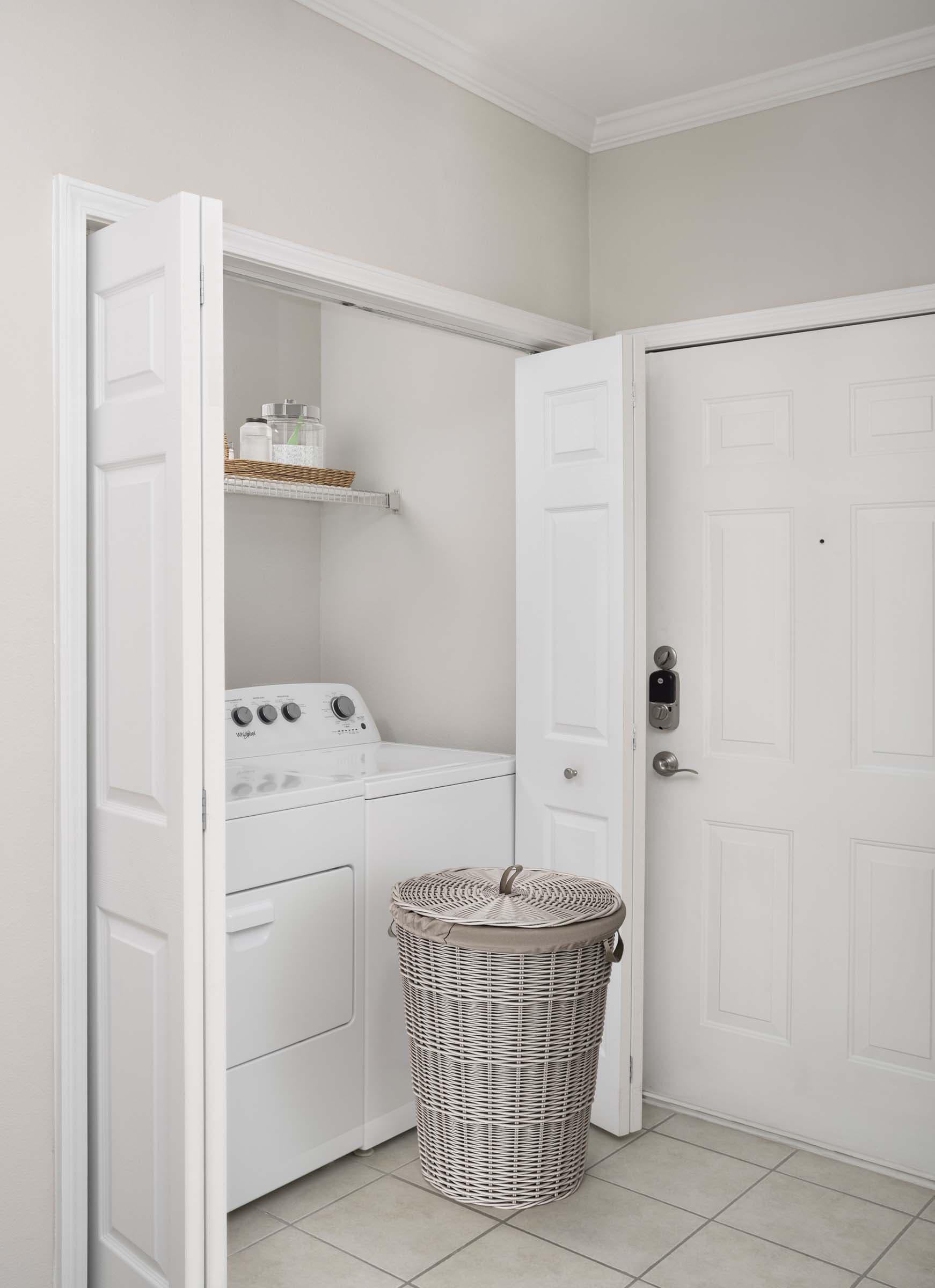 Full-Size Washer and Dryer