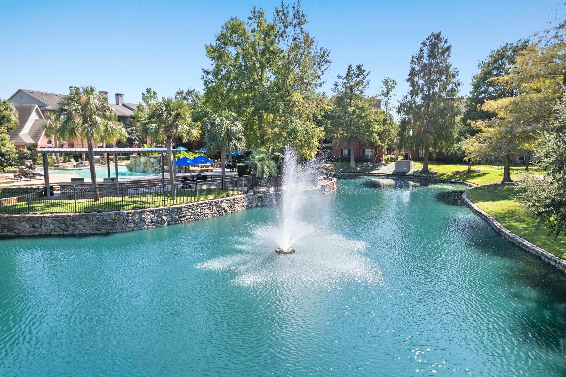Enjoy Our Community with Private Lakes Nestled in the Westchase District