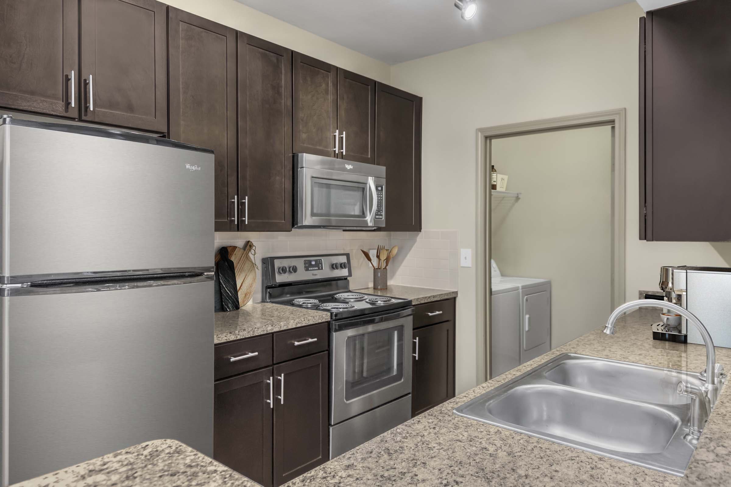 Kitchens + Washer and Dryer