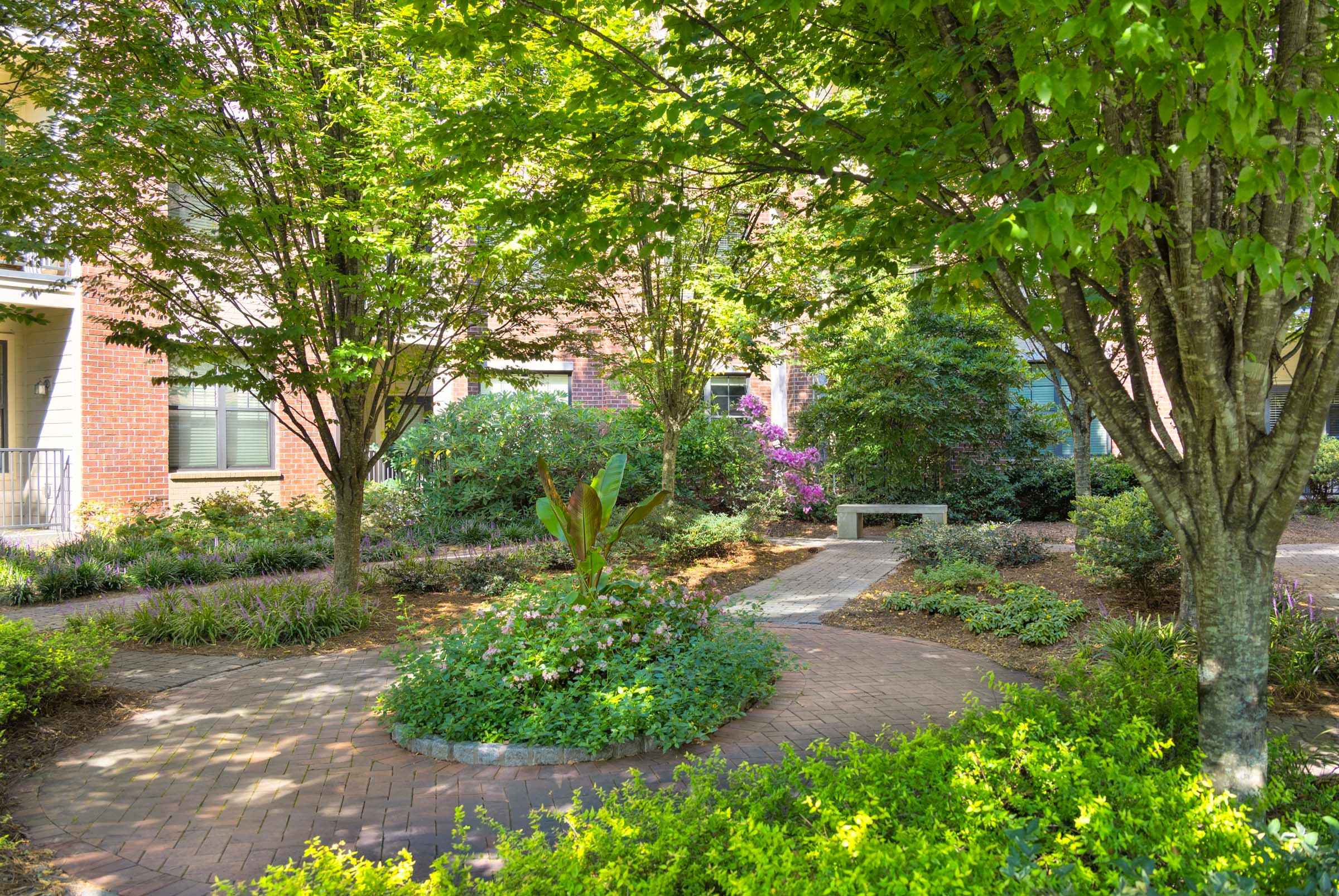 Tranquil Seating Area in Courtyard