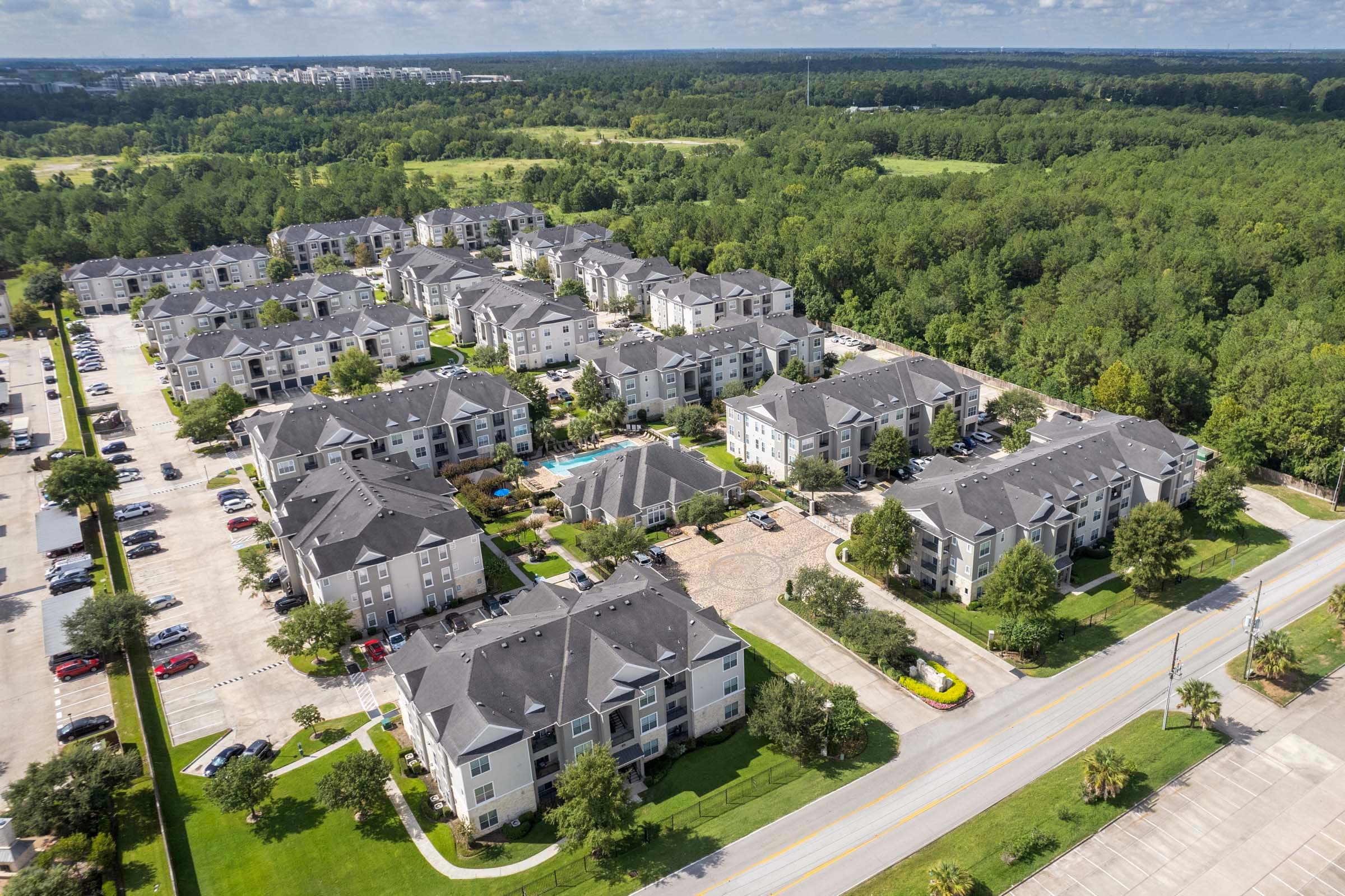 Bird's-Eye View of Camden Spring Creek and Surrounding Area
