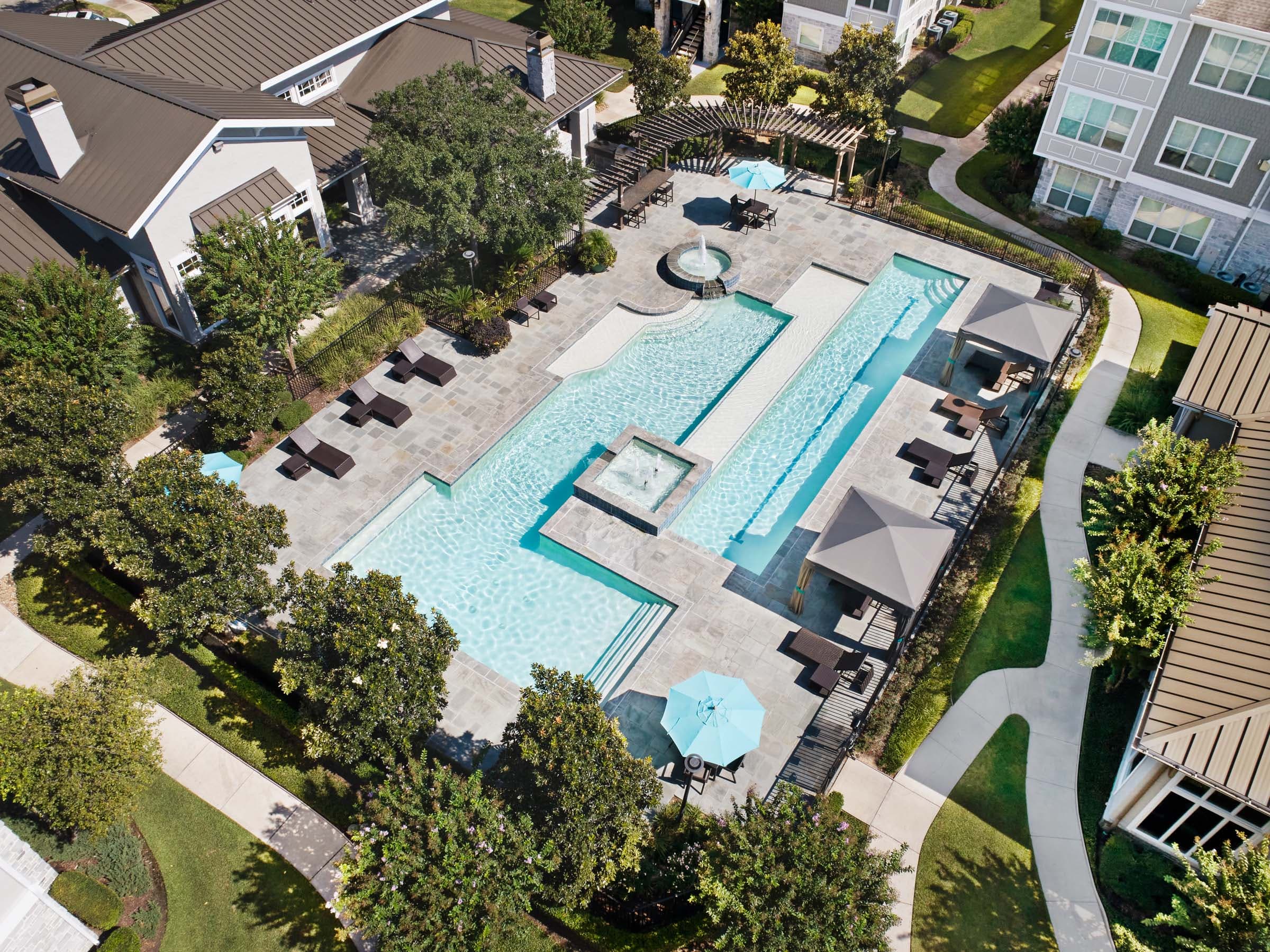 Pool with Lap Lanes and Sundeck for Soaking up the Sun