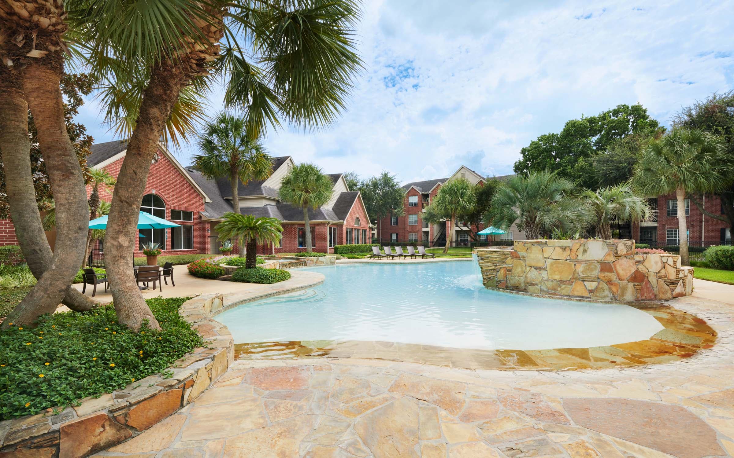 Resort-Style Pool with Beach Front Entry