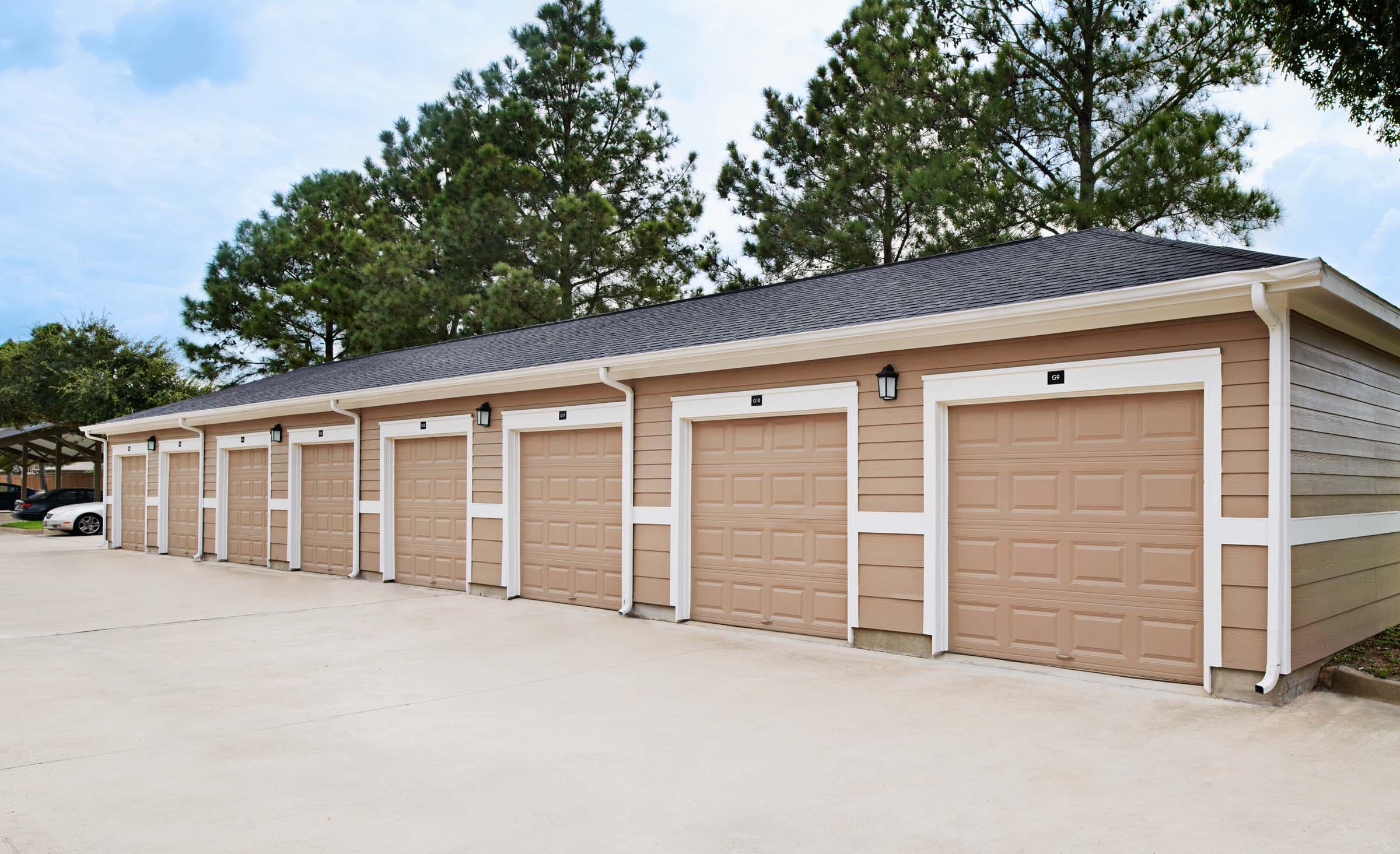Private Garages Available