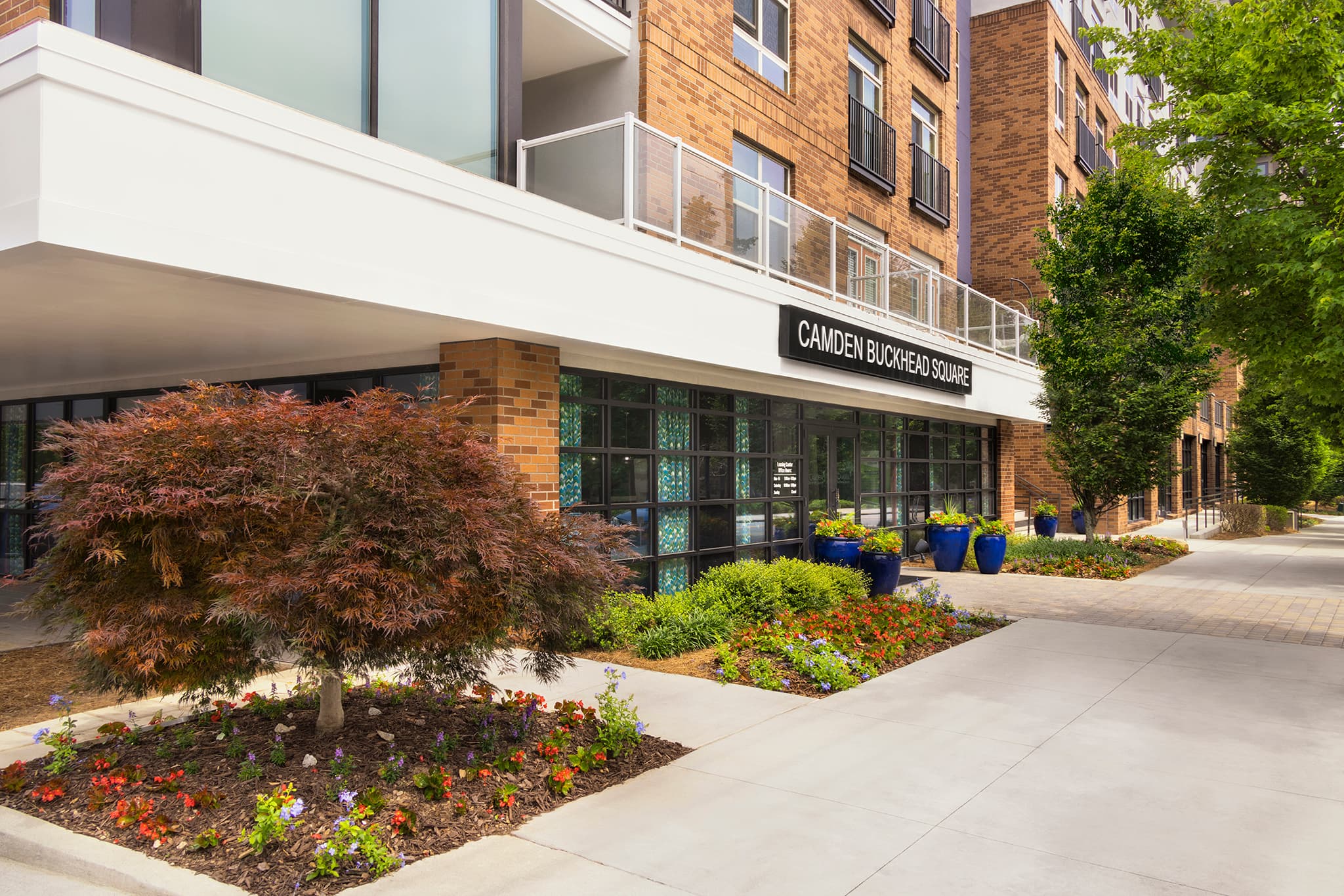 Leasing Office Entrance on Maple Drive